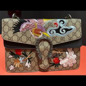 Fashion embroidered bag Gucci like print